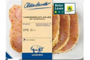 oldenlander varkensfiletlapjes met rozemarijn