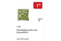roerbakgroente met boerenkool