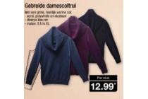 gebreide damescoltrui