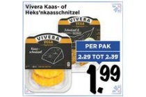 vivera kaas of heks nkaasschnitzels