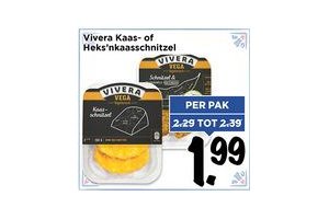 vivera kaas of heks nkaasschnitzels