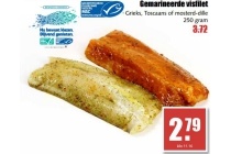 gemarineerde visfilet