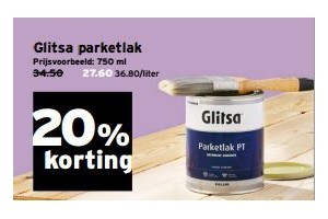 glitsa parketen vloerlak