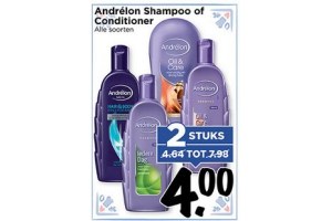 andr en eacute lon shampoo of conditioner