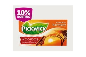 pickwick groene thee of rooibos thee