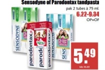 sensodyne of parodontax tandpasta