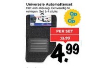 universele automattenset