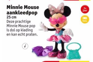 minnie mouse aankleedpop