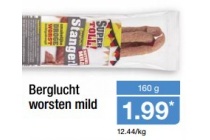 berglucht worsten mild