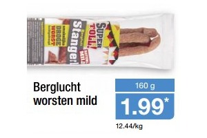 berglucht worsten mild