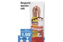 berglucht worsten chili