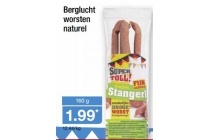 berglucht worsten naturel