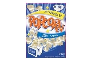 magnetron popcorn zout