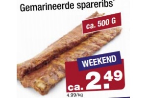 gemarineerde spareribs