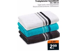 trekpleister handdoek