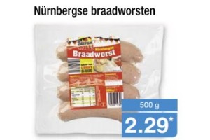 n en uuml rnbergse braadworsten