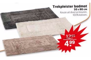 trekpleister badmat