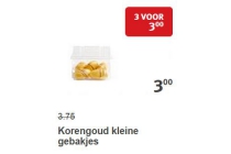 korengoud kleine gebakjes