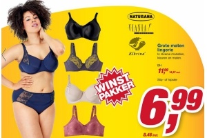 grote maten lingerie