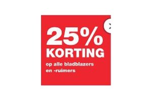 alle bladblazers en ruimers