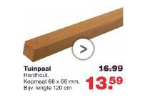 tuinpaal hardhout