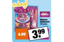 whiskas snackpack