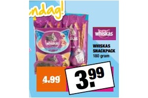 whiskas snackpack