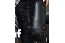 leather look legging