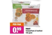 crispbread toast