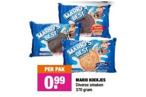 mario koekjes