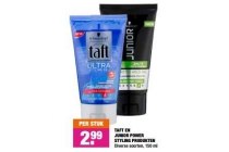 taft en junior power styling producten