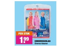 kinder regenjas