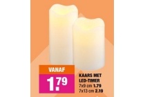 kaars met led timer