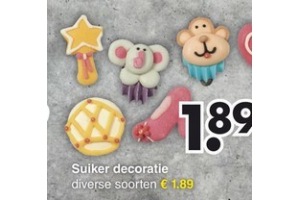 suiker decoratie