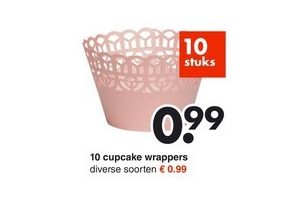 10 cupcake wrappers