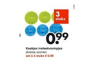 koekjes insteekvormpjes