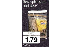 geraspte kaas oud 48