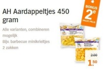 ah aardappeltjes 450 gram