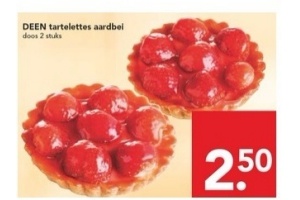 deen tartelettes aardbei