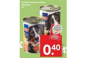 perfekt hondenvoeding blik 400 gram