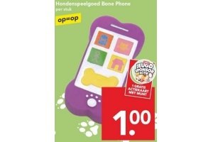 hondenspeelgoed bone phone