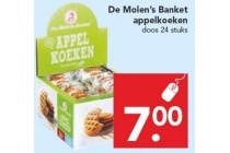 de molen s banket appelkoeken doos 24 stuks