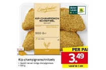 kip champignonschnitzel