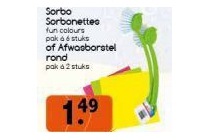 sorbo sorbonettes of afwasborstel rond