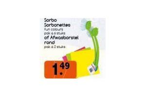 sorbo sorbonettes of afwasborstel rond