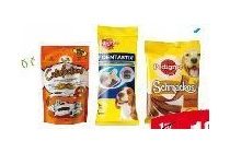 pedigree whiskas frolic of catisfactions huisdierensnacks