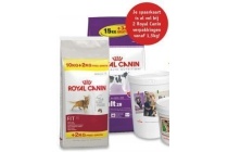 royal canin bonusbags kat en hond