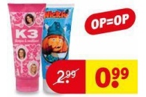 k3 en wickie 2 in 1 douche shampoo en amp conditioner