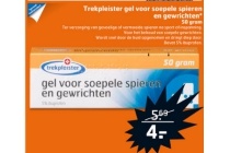 trekpleister gel voor soepele spieren en gewrichten