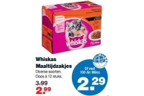 whiskas maaltijdzakjes